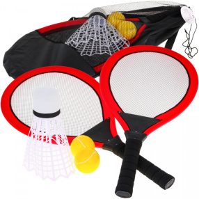   Zestaw do Gry w Tenisa dla dzieci 3+ Zabawka sportowa + 2 Rakietki + 2 Piłki + Lotka