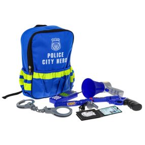   Interaktywny zestaw małego policjanta dla dzieci 3+ Zabawa w zawody Służby mundurowe