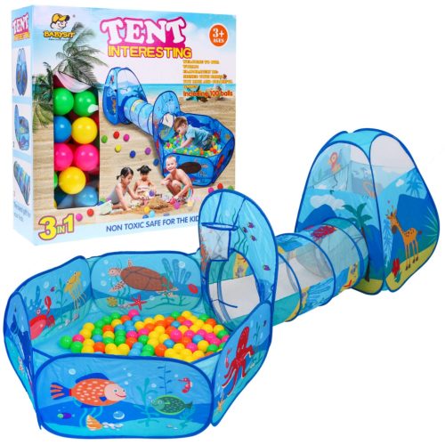 Spielzelt 3in1, ab 3 Jahren - Bunt