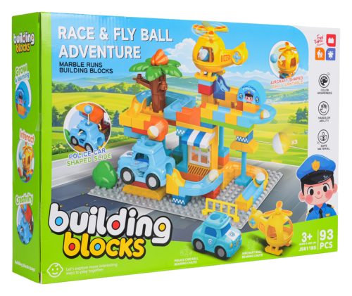 Zestaw Dużych Klocków Stacja Policji 93el.