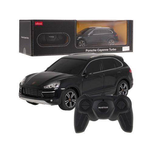  R/C 1:24 Porsche Cayenne Turbo - Schwarzes ferngesteuertes Auto