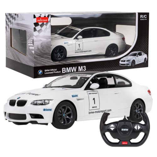 RASTAR 1:14 BMW M3 - Weißer ferngesteuerter Kleinwagen 