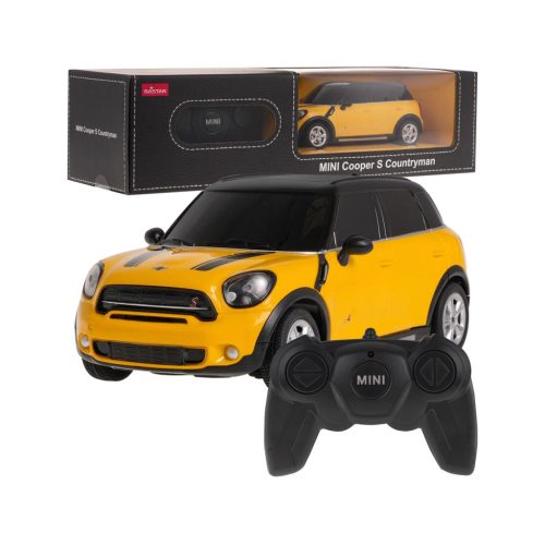 RASTAR R/C 1:24 Mini Countryman - gelbes ferngesteuertes Auto