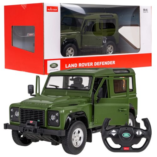 RASTAR Land Rover Defender - Grünes ferngesteuertes Auto 