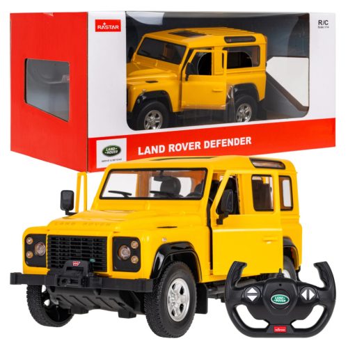 RASTAR Land Rover Defender - Gelbes ferngesteuertes Auto 
