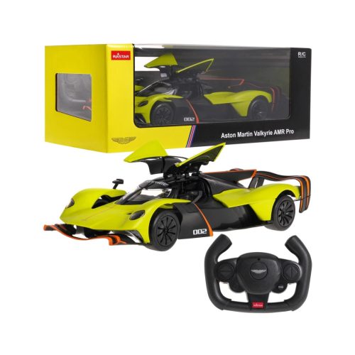 RASTAR R/C 1:14 Aston Martin Valkyrie AMR Pro - Gelbes ferngesteuertes Auto 