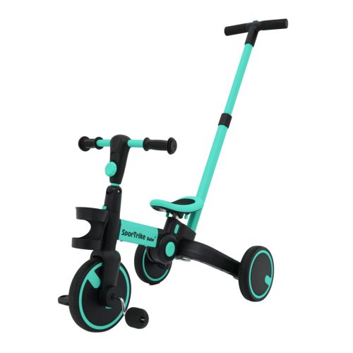 Happy Bike Dreirad 3in1 - Blau/Schwarz