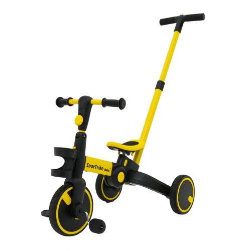 Happy Bike Dreirad 3in1 - Gelb/Schwarz