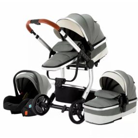 ECO Leder-Kinderwagen 3in1