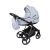 Sojan CAVAX kinderwagen 3in1 - Hellbalu (schwarz-chromrahmen)