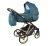 Sojan CAVAX kinderwagen 3in1 - Petrol (goldrahmen)
