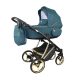 Sojan CAVAX kinderwagen 3in1 - Petrol (goldrahmen)