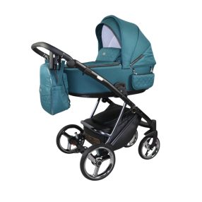 Sojan CAVAX kinderwagen 3in1 - Petrolbalu (chromrahmen)