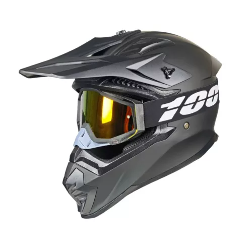 Cross Bukósisak+Szemüveg elektromos rollerhez - Matte Black