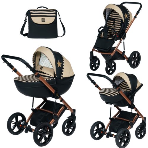 Dada Paradiso Stars Gold 3in1 multifunktionaler Kinderwagen