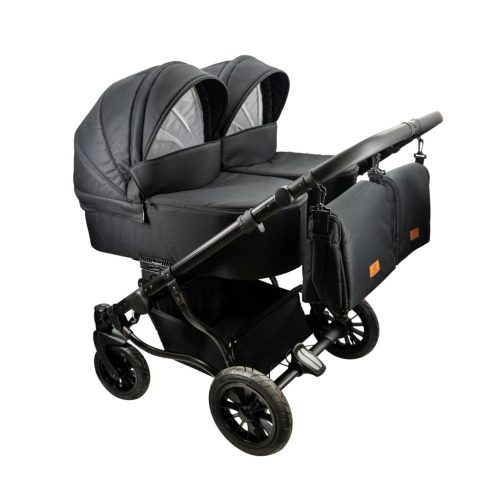 Adbor Duo Lux Zwillingskinderwagen 3in1 - schwarz