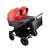Adbor Duo Lux Zwillingskinderwagen 3in1 - rot