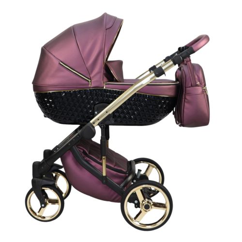 Sojan HAPPY kinderwagen 3in1 - Burgunderrot (schwarz)