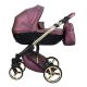 Sojan HAPPY kinderwagen 3in1 - Burgunderrot (schwarz)