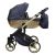 Sojan HAPPY kinderwagen 3in1 - Dunkelblau (schwarz-goldrahmen)