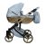Sojan HAPPY kinderwagen 3in1 - Hellblau (schwarz-goldrahmen)