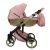 Sojan HAPPY kinderwagen 3in1 - Rosa (schwarz-goldrahmen)