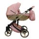 Sojan HAPPY kinderwagen 3in1 - Rosa (schwarz-goldrahmen)