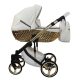 Sojan HAPPY kinderwagen 3in1 - Weiß (schwarz-goldrahmen)