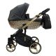 Sojan HAPPY kinderwagen 3in1 - Schwarz (schwarz-goldrahmen)