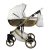 Sojan HAPPY kinderwagen 3in1 - Weiß (goldrahmen)