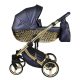 Sojan HAPPY kinderwagen 3in1 - Dunkelblau (goldrahmen)