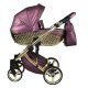 Sojan HAPPY kinderwagen 3in1 - burgunderrot (goldrahmen)