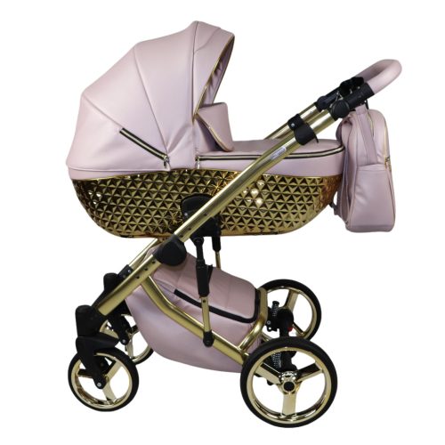 Sojan HAPPY kinderwagen 3in1 - Pulver (goldrahmen)