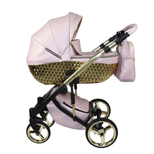 Sojan HAPPY kinderwagen 3in1 - Pulver (schwarz-goldrahmen)