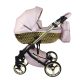 Sojan HAPPY kinderwagen 3in1 - Pulver (schwarz-goldrahmen)