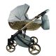 Sojan HAPPY kinderwagen 3in1 - Grau (schwarz-goldrahmen)