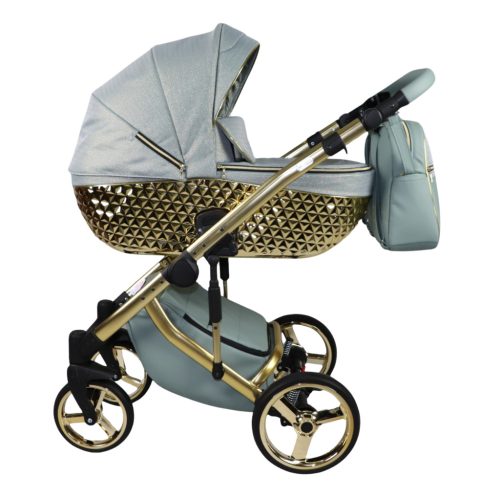 Sojan HAPPY kinderwagen 3in1 - Grau (goldrahmen)