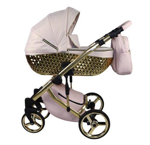 Sojan HAPPY kinderwagen 3in1 - Perle (goldrahmen)