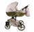 Sojan HAPPY kinderwagen 3in1 - Perle (goldrahmen)