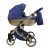 Sojan HAPPY kinderwagen 3in1 - Metallic-Blau (goldrahmen)