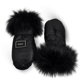iBebe thermo handschuhe - schwarz glänzend