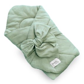 iBebe Baby-Musselin-Decke - mint