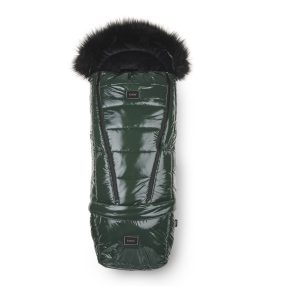 iBebe thermo schlafsack - Dunkelgrün glänzende 