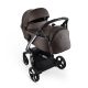 iBebe iSTOP multifunktionaler Kinderwagen - Chrom/Braun