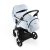 iBebe iStop multifunktionaler Kinderwagen - Chrom/Blau