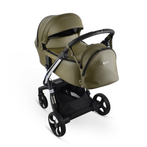 iBebe iSTOP multifunktionaler Kinderwagen - Chrom/Khaki