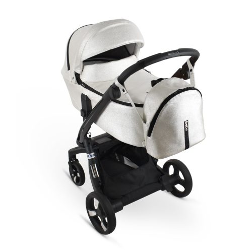 iBebe iSTOP multifunktionaler Kinderwagen - Gloss/Silber glänzend