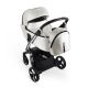 iBebe iSTOPmultifunktionaler Kinderwagen- Chrom/Silber glänzend