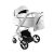 iBebe iSTOP multifunktionaler Kinderwagen - White/Weiß
