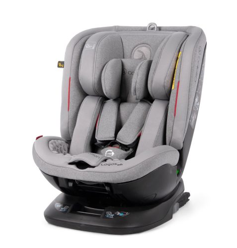 Coletto Logos ISOFIX 360° drehbarer I-Size Kindersitz 40-150 cm - hellgrau